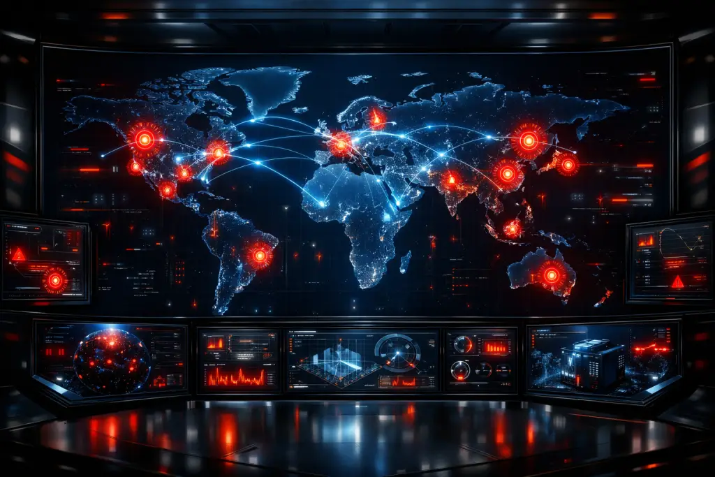 remote team security risks dashboard showing zero trust vulnerabilities in distributed work environments