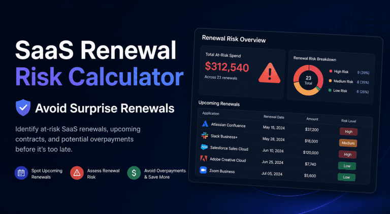 SaaS Renewal Risk Calculator