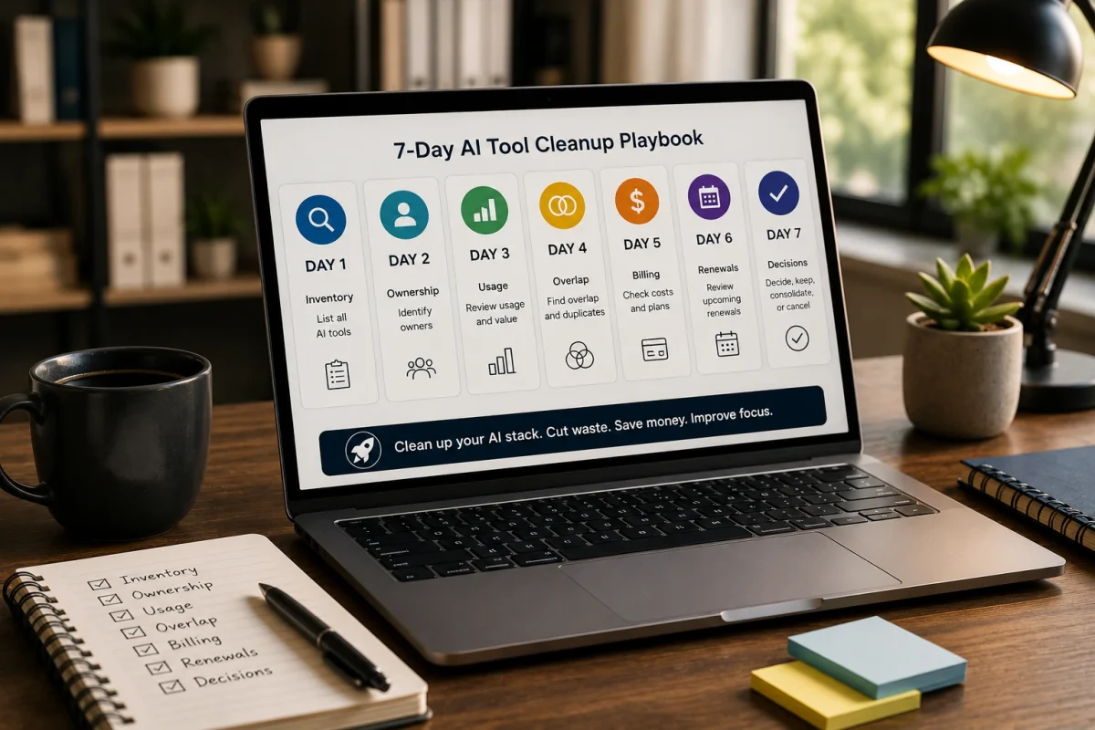 The 7-Day AI Tool Cleanup Playbook The 7-Day AI Tool Cleanup Playbook