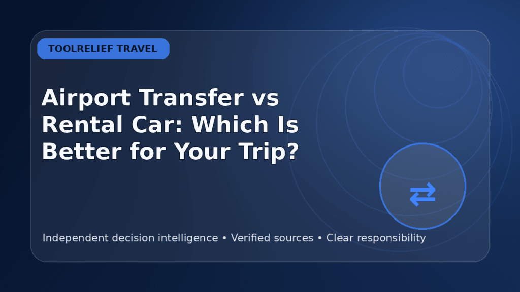 airport transfer vs rental car