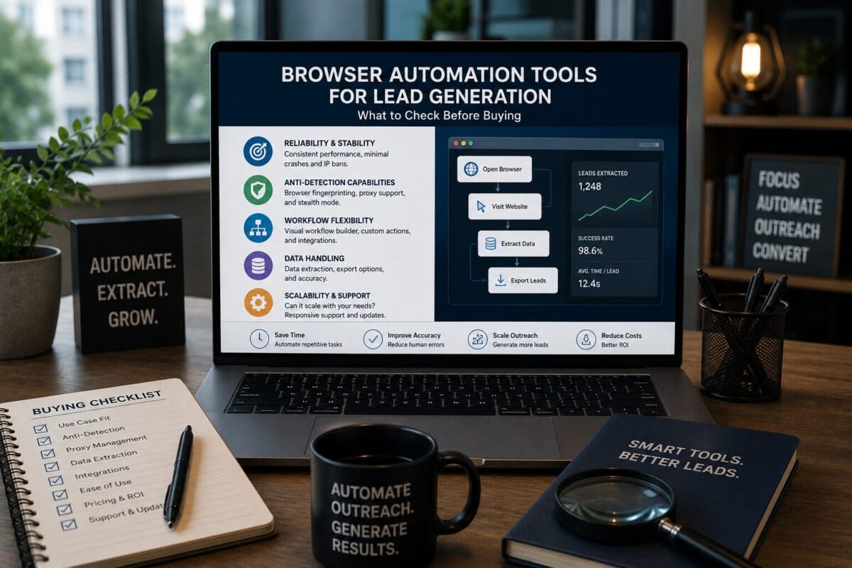 Browser Automation Tools for Lead Generation: What to Check Before Buying