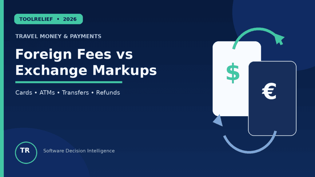 Foreign transaction fees versus exchange rate markups for travel payments