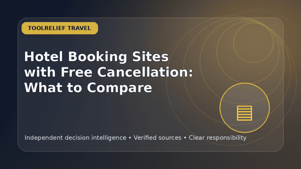 Hotel free cancellation policy checklist for travelers