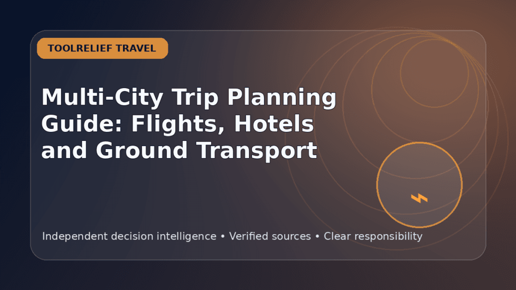 multi-city trip planning guide