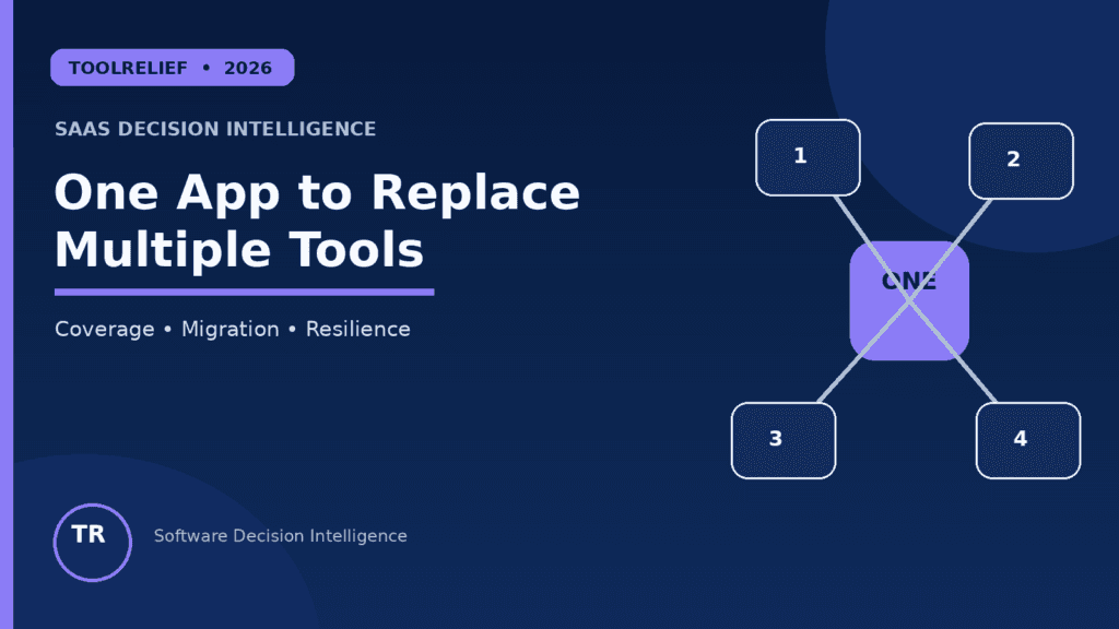 One app replacing multiple business tools with migration and resilience controls