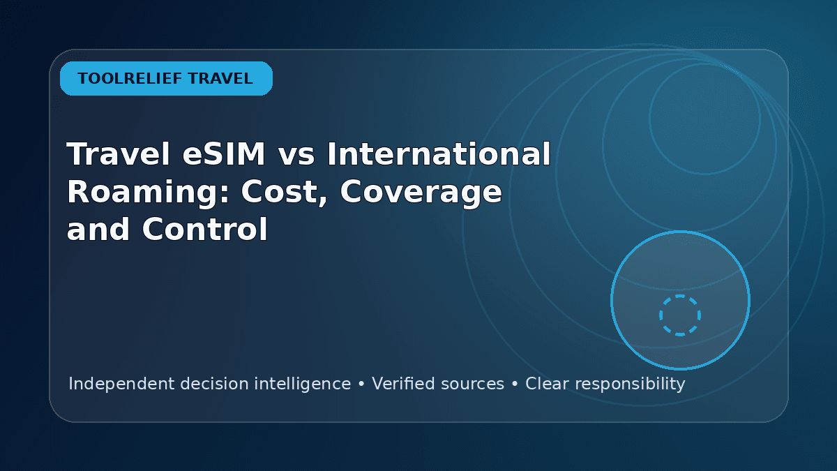 Travel eSIM vs International Roaming: Cost, Coverage and Control