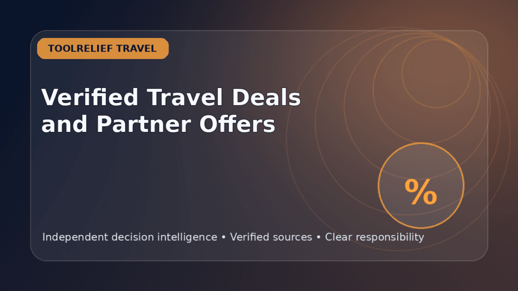 verified travel deals and partner offers