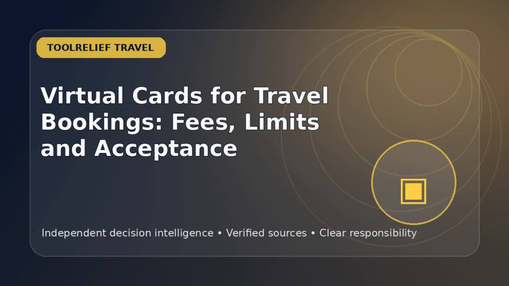 virtual cards for travel bookings