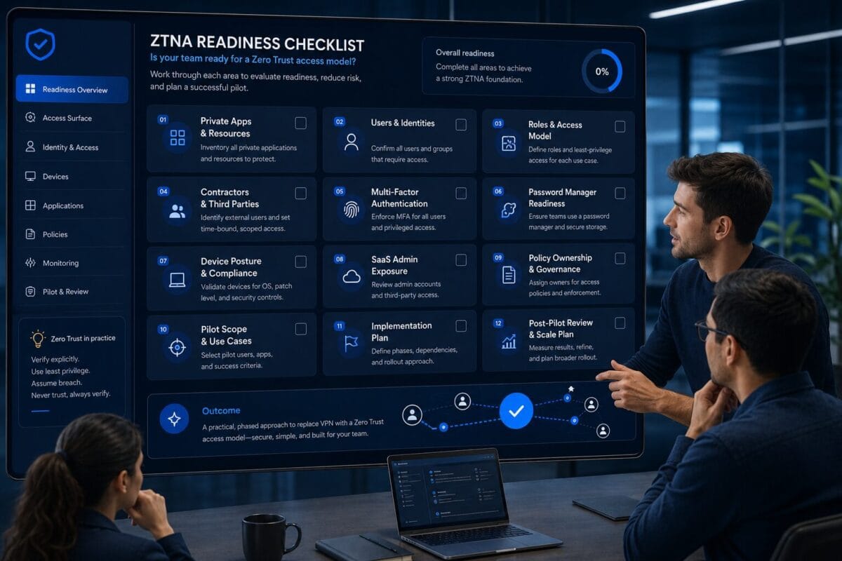 ZTNA Readiness Checklist for Small Business