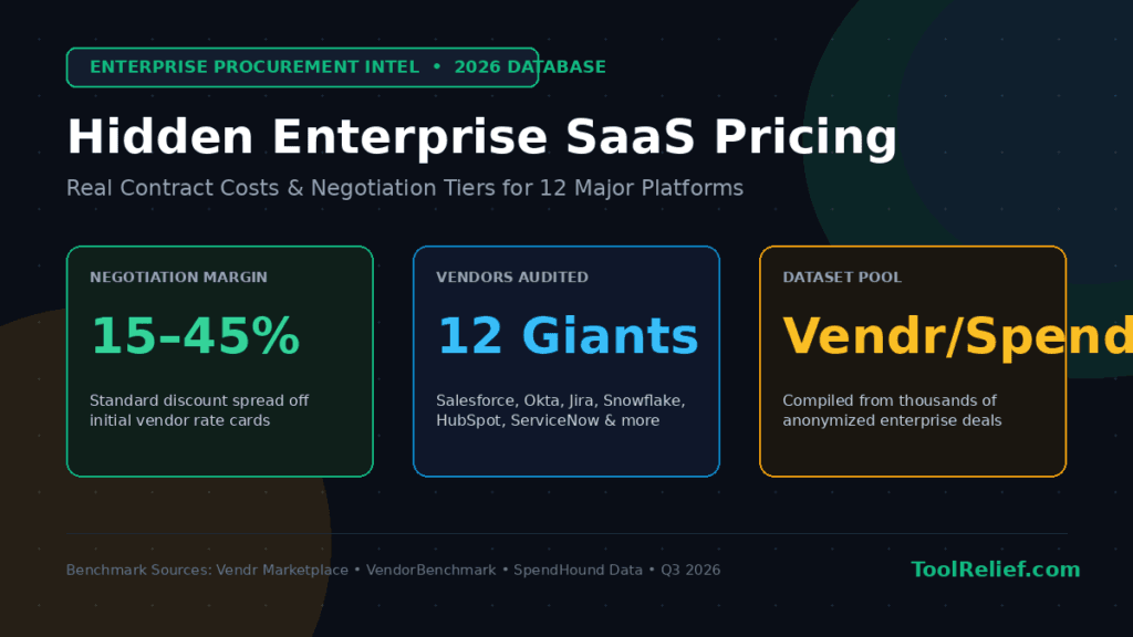 Enterprise SaaS Pricing 2026: Enterprise Software Costs