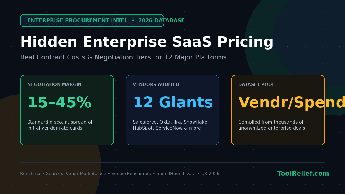 Enterprise SaaS Pricing 2026: Enterprise Software Costs