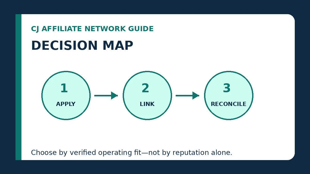 CJ Affiliate network guide decision map
