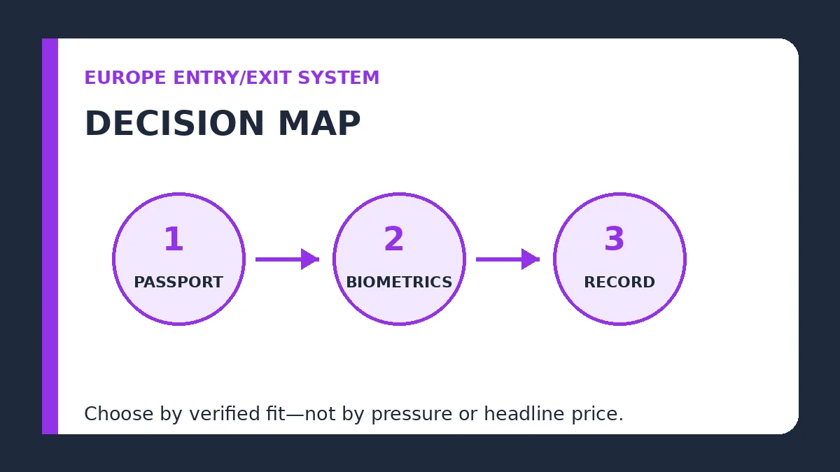 Europe Entry/Exit System decision map