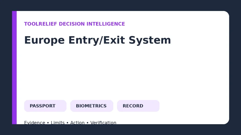 Europe Entry/Exit System (EES): What Non-EU Travelers Should Expect