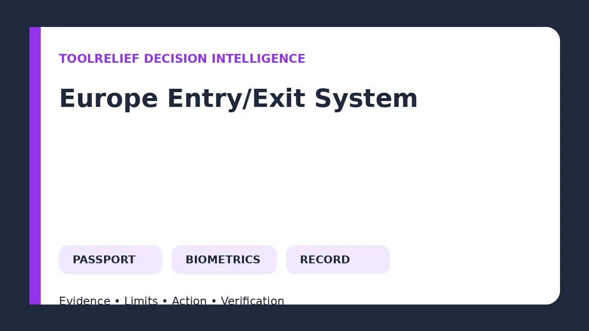 Europe Entry/Exit System (EES): What Non-EU Travelers Should Expect Europe Entry/Exit System (EES): What Non-EU Travelers Should Expect