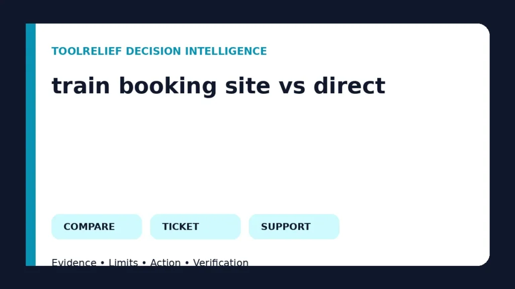 Train Booking Site vs Direct Rail Operator: Where Should You Buy Tickets? Train Booking Site vs Direct Rail Operator: Where Should You Buy Tickets?