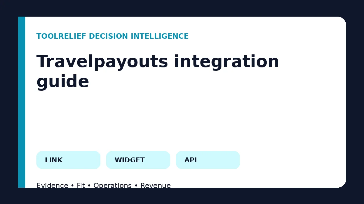 Travelpayouts Integration Guide: Deep Links vs Widgets vs API vs WordPress Plugin